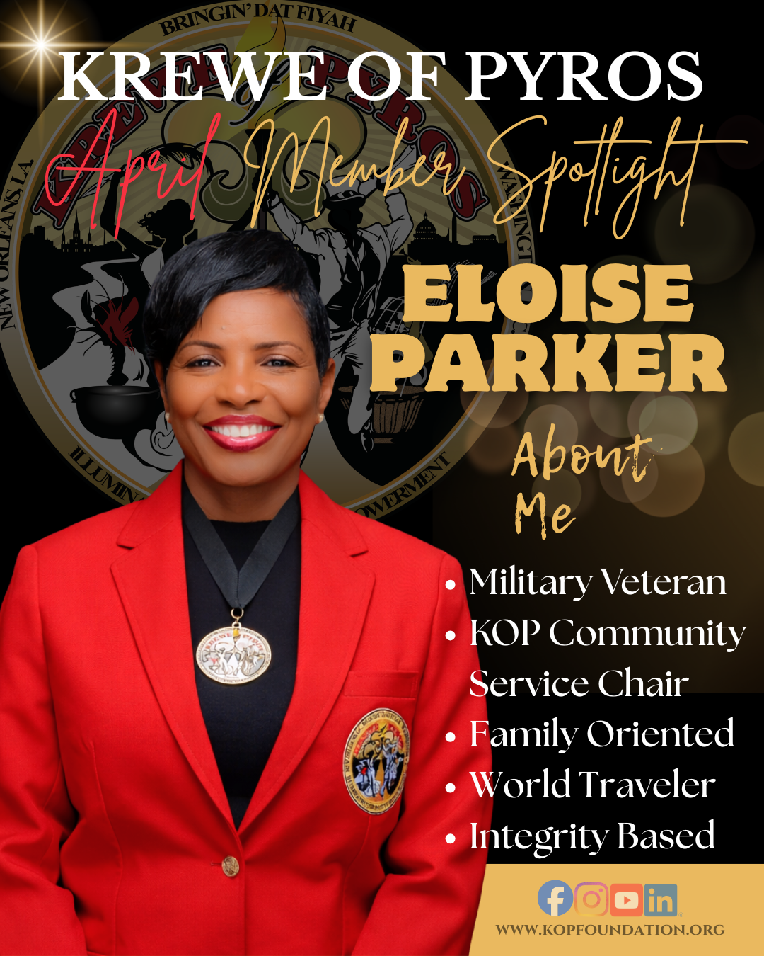 April Member Spotlight — Eloise Parker