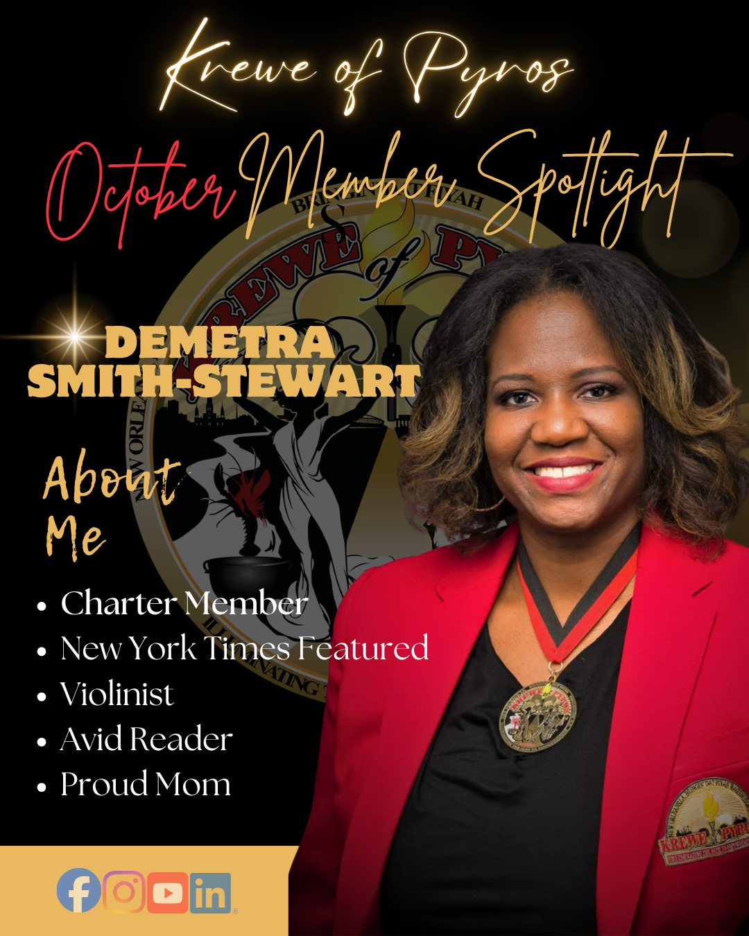 October Member Spotlight — Demetra Smith-Stewart