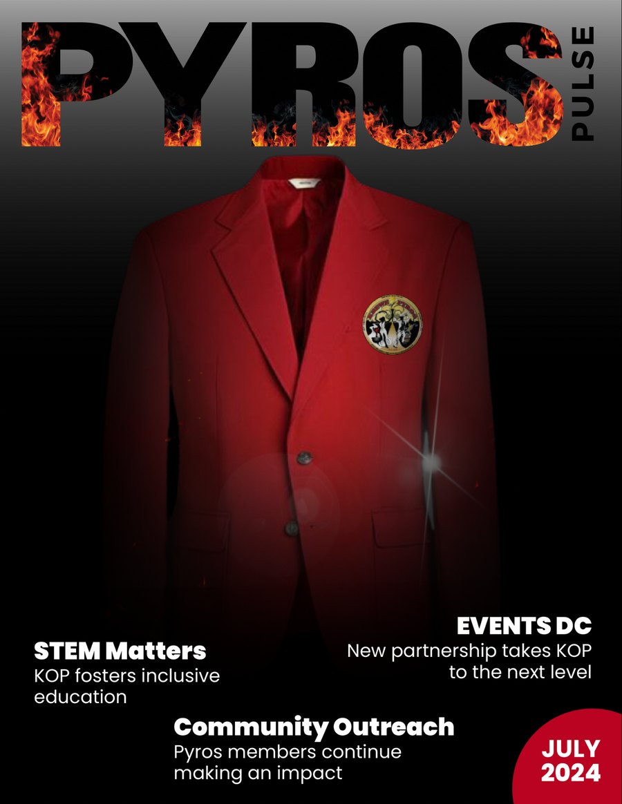 Cover of the July 2024 issue of Pyros Pulse magazine