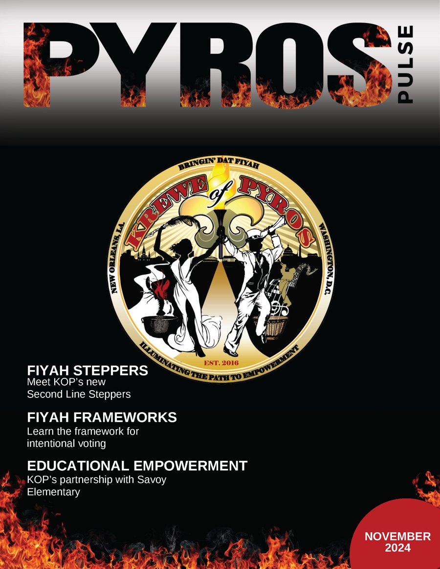 Cover of the November 2024 issue of Pyros Pulse magazine