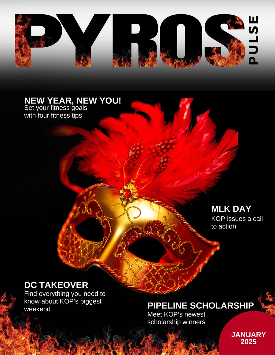 Cover of the January 2025 issue of Pyros Pulse magazine